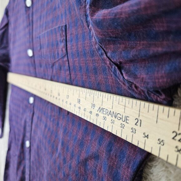 Bonobos Shirt Slim Fit Button-Down Multicolor Plaid Pocket Long Sleeve Mens Sz M - Picture 6 of 10